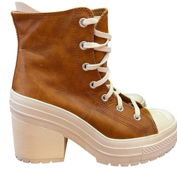 SALE! New Converse Chuck 70 De Luxe Heel Leather Hi Platform Boots A12866C - Picture 2 of 5